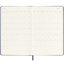 Calendrier 18M WeekNote Hard Cover Pocket Sapphire Blue dans le groupe Papiers & Blocs / Calendriers et agendas / Calendriers 18 mois chez Pen Store (130889)