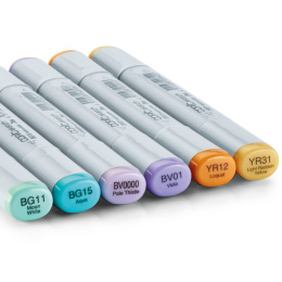 Sketch Lot de 6 Pale Pastels dans le groupe Stylos / Crayons d'artistes / Feutres d'illustrations chez Pen Store (130898)