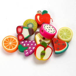 Perles figurines lot de 60 Fruits dans le groupe Loisirs créatifs / Former / Bijoux à faire soi-même chez Pen Store (131110)
