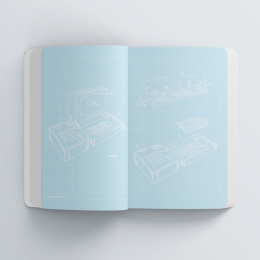 Blueprint Notebook: Technical Innovations dans le groupe Papiers & Blocs / Écrire et consigner / Carnets chez Pen Store (131112)