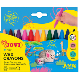 Craies de cire Jumbo Easy Grip Lot de 12 (2 ans+) dans le groupe Kids / Crayons pours les enfants / Craies pour les enfants chez Pen Store (131117)