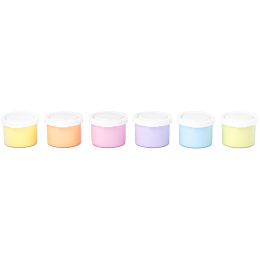 Peinture aux doigts 6x35 ml Couleurs pastel (2 ans+) dans le groupe Kids / Hobby et Coleurs pour enfants / Peinture aux doigts chez Pen Store (131126)