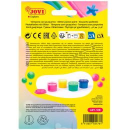Gouache couleur 4x35 ml Couleurs pailletées (3 ans+) dans le groupe Kids / Hobby et Coleurs pour enfants / Peinture pour enfant chez Pen Store (131141)
