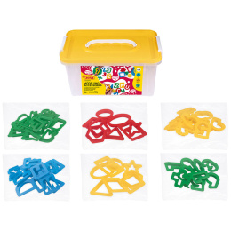 Lot de moules en argile 96 pièces (3 ans+) dans le groupe Kids / Hobby et Coleurs pour enfants / Pâte à modeler chez Pen Store (131266)