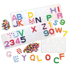 Tuiles de perles Lettres et chiffres dans le groupe Kids / Amusement et apprentissage / Perles et plaques chez Pen Store (131301)