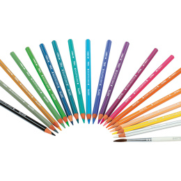 Candy Collection Stilnovo Crayons de couleur pour aquarelle 18 pièces dans le groupe Kids / Crayons pours les enfants / Crayons de couleurs pour les enfants chez Pen Store (131399)