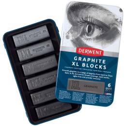Graphitint XL Blocks Tin Lot de 6 dans le groupe Matériels d'artistes / Craie et Graphite / Graphite et crayon à papier chez Pen Store (131409)