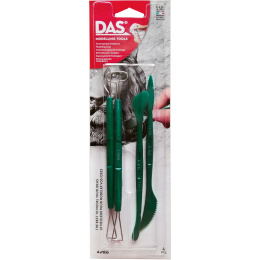 Outils de modélisation Paquet de 4 professionnels dans le groupe Loisirs créatifs / Former / Modeler / Outils/accessoires pour l’argile chez Pen Store (131483)