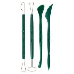 Outils de modélisation Paquet de 4 professionnels dans le groupe Loisirs créatifs / Former / Modeler / Outils/accessoires pour l’argile chez Pen Store (131483)