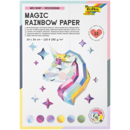 Papier/carton à couleur changeante Magic Rainbow 12 feuilles dans le groupe Kids / Amusement et apprentissage / Papier pour bricolage et carnets de dessin chez Pen Store (131533)