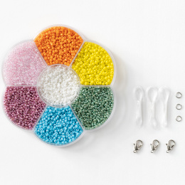 Ensemble de perles Rocailles couleurs mélangées dans le groupe Loisirs créatifs / Former / Bijoux à faire soi-même chez Pen Store (131536)