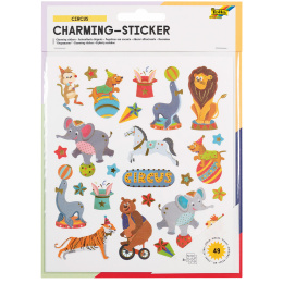 Stickers Cirque 2 feuilles dans le groupe Kids / Amusement et apprentissage / Autocollants chez Pen Store (131545)