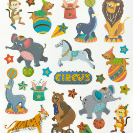 Stickers Cirque 2 feuilles dans le groupe Kids / Amusement et apprentissage / Autocollants chez Pen Store (131545)