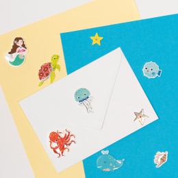 Stickers souples Mer 2 feuilles dans le groupe Kids / Amusement et apprentissage / Autocollants chez Pen Store (131559)