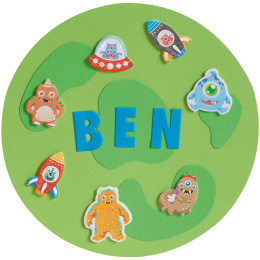 Stickers souples Espace 2 feuilles dans le groupe Kids / Amusement et apprentissage / Autocollants chez Pen Store (131560)