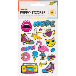 Stickers souples 3D Yeah 1 feuille dans le groupe Kids / Amusement et apprentissage / Autocollants chez Pen Store (131566)