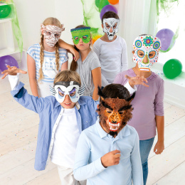 Masques enfants Effrayants lot de 6 dans le groupe Kids / Amusement et apprentissage / Fêtes d'enfants chez Pen Store (131575)