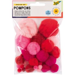 Pompons Rouge lot de 30 dans le groupe Loisirs créatifs / Former / Hobby et DIY chez Pen Store (131633)