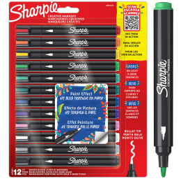 Creative Marker Bullet Tip Lot de 12 dans le groupe Stylos / Crayons d'artistes / Marqueurs acryliques chez Pen Store (131698)