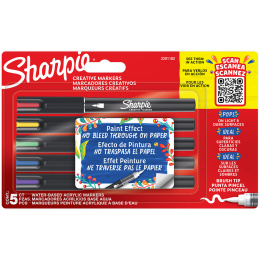 Creative Marker Brush Tip Lot de 5  dans le groupe Stylos / Crayons d'artistes / Marqueurs acryliques chez Pen Store (131699)