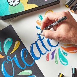 Creative Marker Brush Tip Lot de 5  dans le groupe Stylos / Crayons d'artistes / Marqueurs acryliques chez Pen Store (131699)