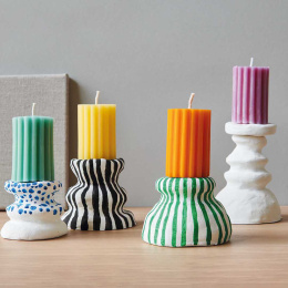 Moule à bougies Cylindre cannelé dans le groupe Loisirs créatifs / Former / Coulée chez Pen Store (131823)
