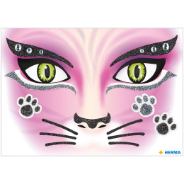 Face Art Stickers Chat dans le groupe Kids / Amusement et apprentissage / Autocollants chez Pen Store (131902)