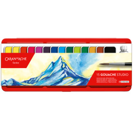 Gouache Studio Ensemble de 15 dans le groupe Matériels d'artistes / Couleurs de l'artiste / Gouaches chez Pen Store (131945)