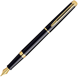 Hémisphère Black/Gold Stylo-plume dans le groupe Stylos / Stylo haute de gamme / Stylo à plume chez Pen Store (132009_r)