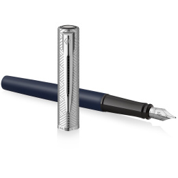 Allure Deluxe Metal & Blue Stylo-plume Fine dans le groupe Stylos / Stylo haute de gamme / Stylo à plume chez Pen Store (132013)