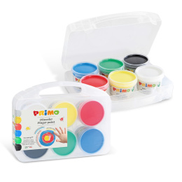 Peinture au doigt Basic-set 6x100g dans le groupe Kids / Hobby et Coleurs pour enfants / Peinture aux doigts chez Pen Store (132082)