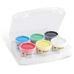 Peinture au doigt pour textile Basic-set 6x100g dans le groupe Kids / Hobby et Coleurs pour enfants / Peinture aux doigts chez Pen Store (132088)