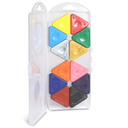 Crayons de cire Triangles Lot de 12 Basic + Or/Argent dans le groupe Kids / Crayons pours les enfants / Craies pour les enfants chez Pen Store (132103)