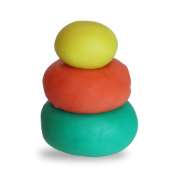 Pâte à modeler Basic 3x100g dans le groupe Kids / Hobby et Coleurs pour enfants / Pâte à modeler chez Pen Store (132133)