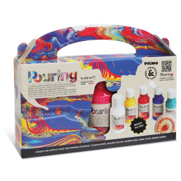 Pouring-kit Acrylique 5x100ml dans le groupe Loisirs créatifs / Couleurs / Couleurs Hobby chez Pen Store (132196)