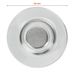 Aimants 32 mm très forts pack de 10 transparent dans le groupe Loisirs créatifs / Organiser / Bureau à domicile chez Pen Store (132342)