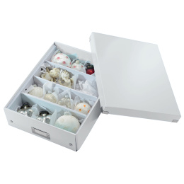 Boîte de classement Click&Store Medium White dans le groupe Loisirs créatifs / Organiser / Boîte chez Pen Store (132367)