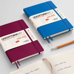 Calendrier 18M Weekly Planner & Notebook Hard Cover A5 Black dans le groupe Papiers & Blocs / Calendriers et agendas / Calendriers 18 mois chez Pen Store (132564)