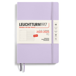 Calendrier 18M Weekly Planner & Notebook Soft Cover A5 Lilac dans le groupe Papiers & Blocs / Calendriers et agendas / Calendriers 18 mois chez Pen Store (132571)