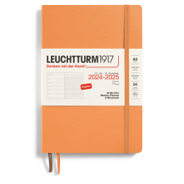 Calendrier 18M Weekly Planner & Notebook Soft Cover A5 Apricot dans le groupe Papiers & Blocs / Calendriers et agendas / Calendriers 18 mois chez Pen Store (132573)