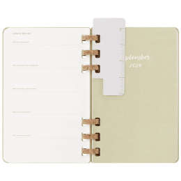 Spiral Planner 12M Hard Cover Large Kiwi Green dans le groupe Papiers & Blocs / Calendriers et agendas / Calendriers 12 mois chez Pen Store (132588)