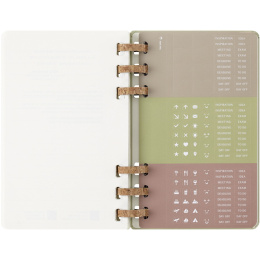 Spiral Planner 12M Hard Cover Large Kiwi Green dans le groupe Papiers & Blocs / Calendriers et agendas / Calendriers 12 mois chez Pen Store (132588)