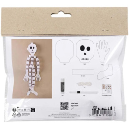 Mini kit de bricolage décoration papier Squelette (5 ans+) dans le groupe Loisirs créatifs / Fêtes et saisons / Halloween chez Pen Store (132625)