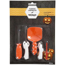 Kit Vide Citrouille 5 pièces + modèles dans le groupe Loisirs créatifs / Fêtes et saisons / Halloween chez Pen Store (132630)