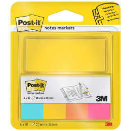 Post-it Index Tabs 20x38 4 couleurs dans le groupe Papiers & Blocs / Écrire et consigner / Post-it et blocs-notes chez Pen Store (132698)