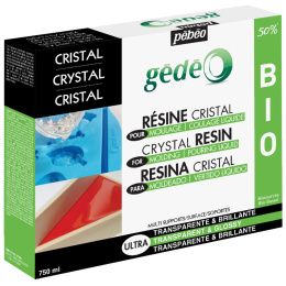 Gédéo Bio-based Crystal resin 750ml dans le groupe Loisirs créatifs / Former / Coulée chez Pen Store (132708)