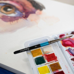 Peinture aquarelle Travel 12 demi-godets dans le groupe Matériels d'artistes / Couleurs de l'artiste / Peinture aquarelle / Aquarelle en godet chez Pen Store (132936)