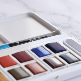 Peinture aquarelle Travel 12 demi-godets dans le groupe Matériels d'artistes / Couleurs de l'artiste / Peinture aquarelle / Aquarelle en godet chez Pen Store (132936)