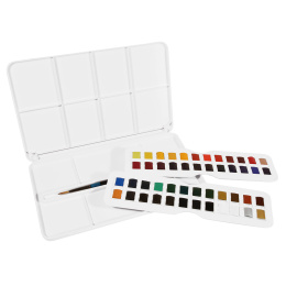 Peinture aquarelle Studio 48 demi-godets dans le groupe Matériels d'artistes / Couleurs de l'artiste / Peinture aquarelle chez Pen Store (132940)