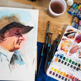 Peinture aquarelle Studio 48 demi-godets dans le groupe Matériels d'artistes / Couleurs de l'artiste / Peinture aquarelle / Aquarelle en godet chez Pen Store (132940)